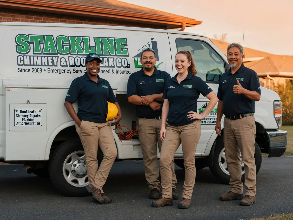 Chimney flashing repair company in Ankeny, IA